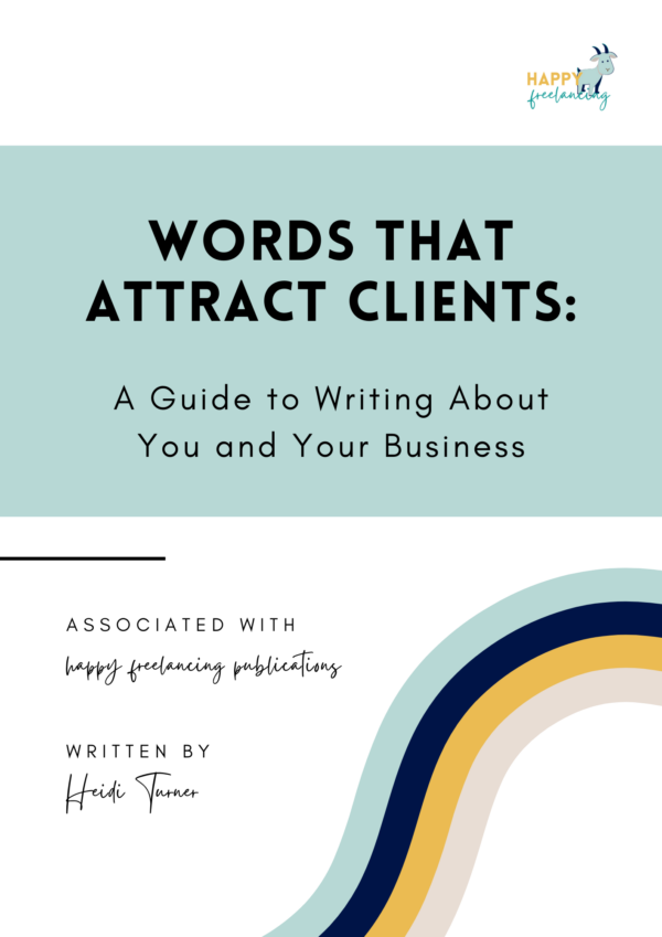 Title page of Words that Attract Clients